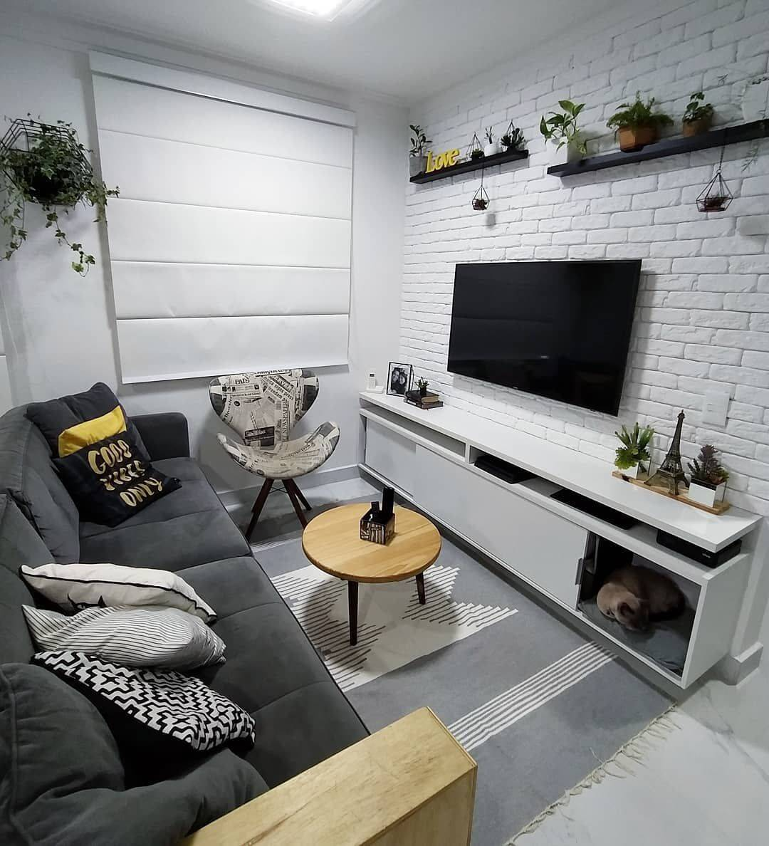 Mẫu thiết kế nội thất phòng khách nhỏ đẹp hiện đại đơn giản | Thiết kế nội  thất phòng khách